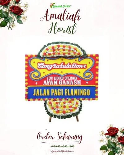 Bunga Papan Congratulation di Tlogomas
